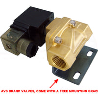 AVS 250 PSI 1/2" Valve 8 Pack With Mounting Bracket