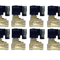 AVS 250 PSI 1/2" Valve 8 Pack With Mounting Bracket