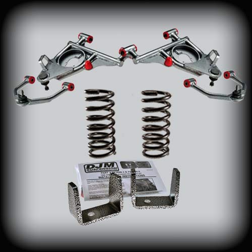 1998-2012 Ford Ranger 4 inch Front / 5 inch Rear Lowering Kit with DJM ...
