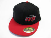 Slam Specialties Flex Fit Red Flat Visor Hat