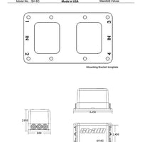 Slam Specialties 3/8" 4-corner valve manifold